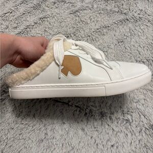 Kate spade White Faux Fur Lined Women's Sneakers